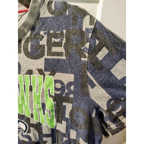 Tommy Hilfiger All Over Print Seattle Seahawks Size Medium T-Shirt AOP American - Picture 9 of 13
